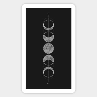 Moon phases Sticker